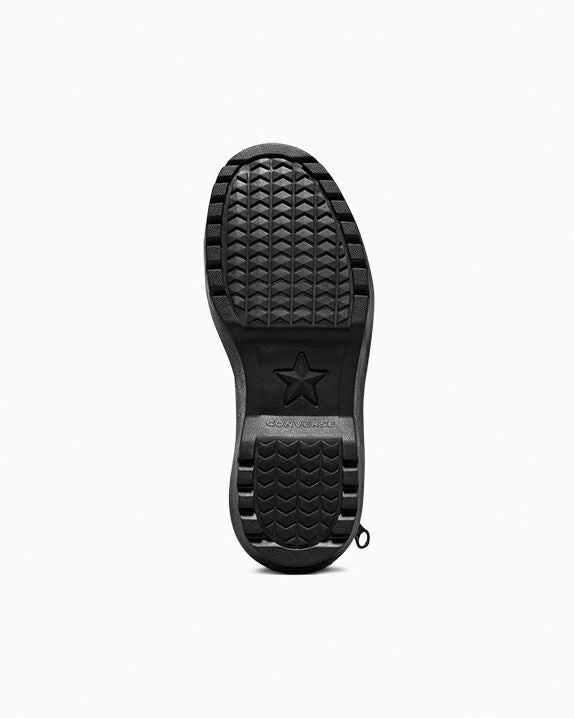 Chuck Taylor All Star Lugged Lift Platform de cuero de caña alta 