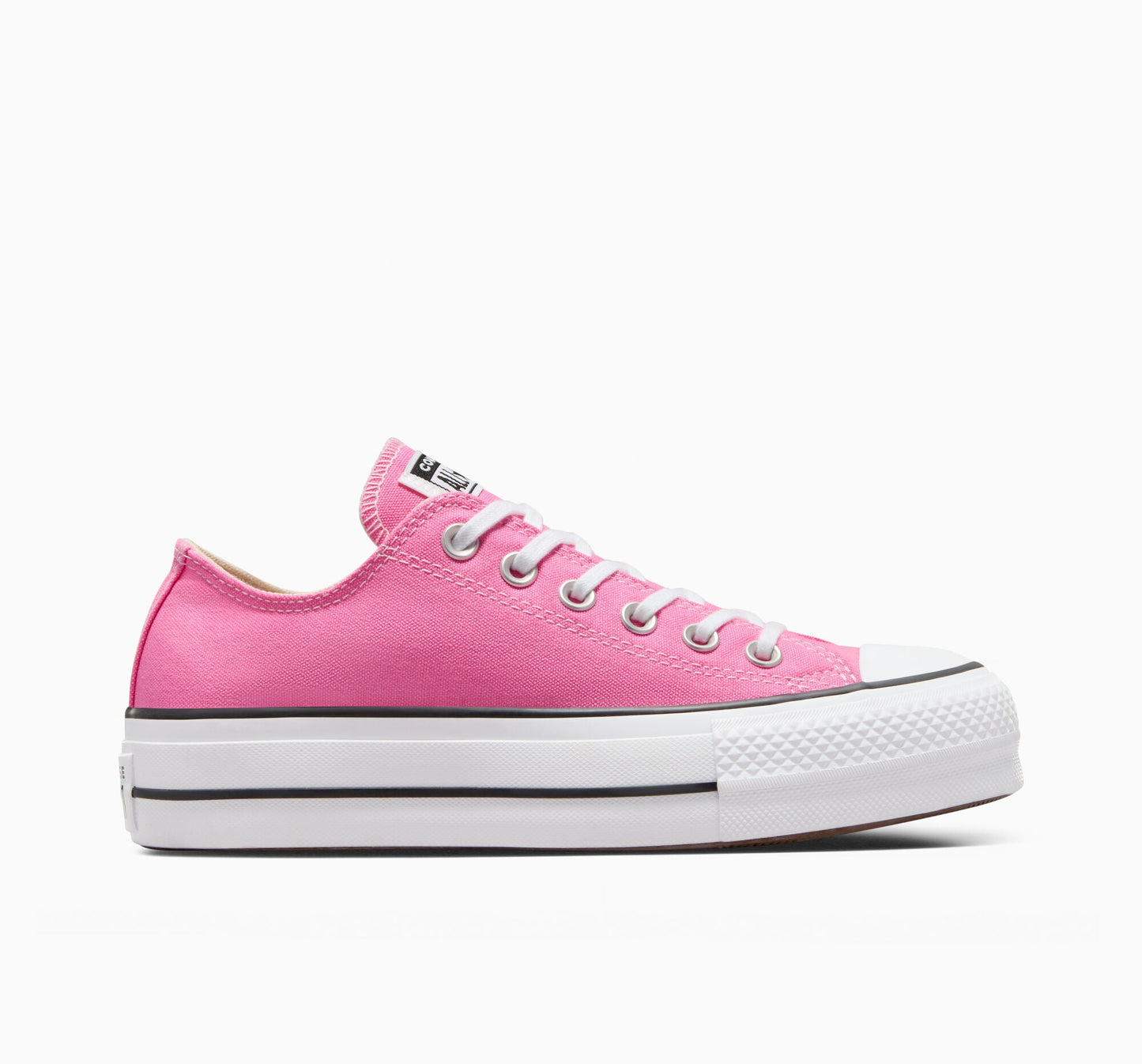 Chuck Taylor All Star Lift Platform Low Top Colores por tiempo limitado Cliffside Rose/White/Black 