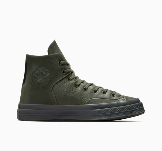 Chuck 70 Marquis de cuero de caña alta 