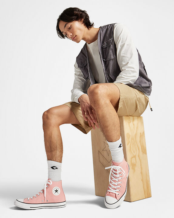 Chuck Taylor All Star High Top Colores por tiempo limitado Canyon Clay/Blanco/Negro 