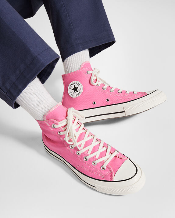 Chuck 70 High Top Seasonal Shy Flamingo/Egret/Black