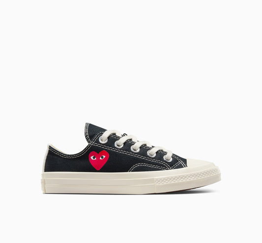 Converse X Comme des Garçons PLAY Chuck 70 OG Single Heart Low Top 