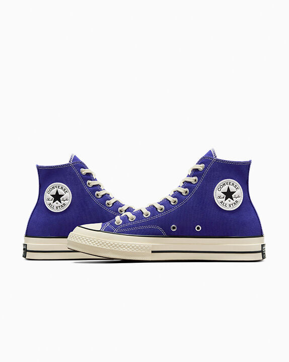 Zapatillas Chuck 70 High Top de temporada en oferta. Zona gris/Garceta/Negro.
