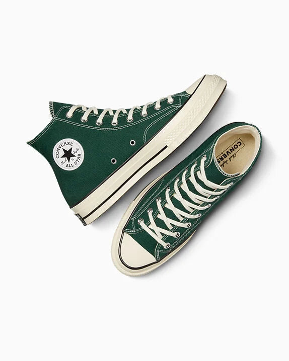 Zapatillas Chuck 70 High Top de temporada en oferta. Zona gris/Garceta/Negro.
