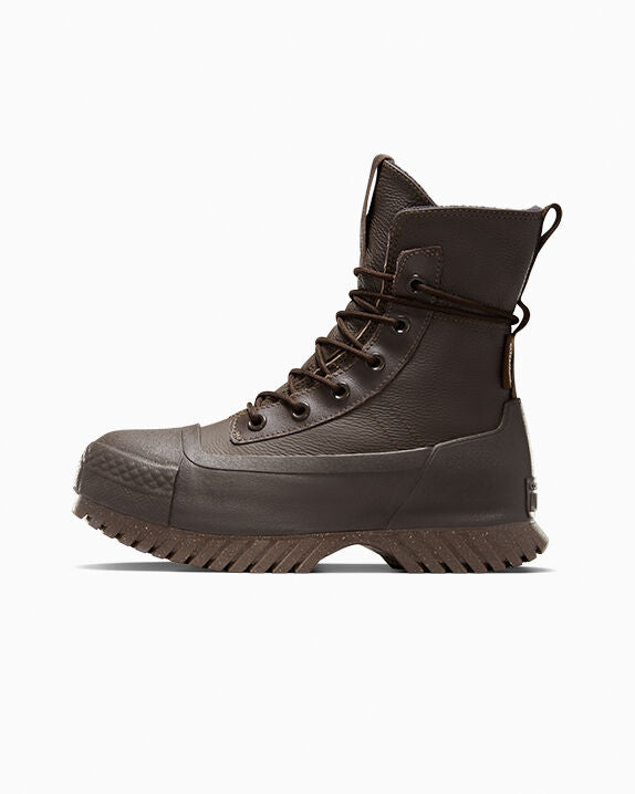 Chuck Taylor All Star Lugged 2.0 X-Hi - Plataforma de cuero impermeable de caña alta 