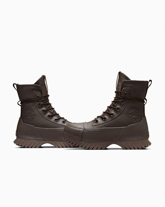 Chuck Taylor All Star Lugged 2.0 X-Hi - Plataforma de cuero impermeable de caña alta 
