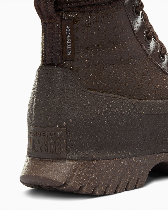 Chuck Taylor All Star Lugged 2.0 X-Hi - Plataforma de cuero impermeable de caña alta 