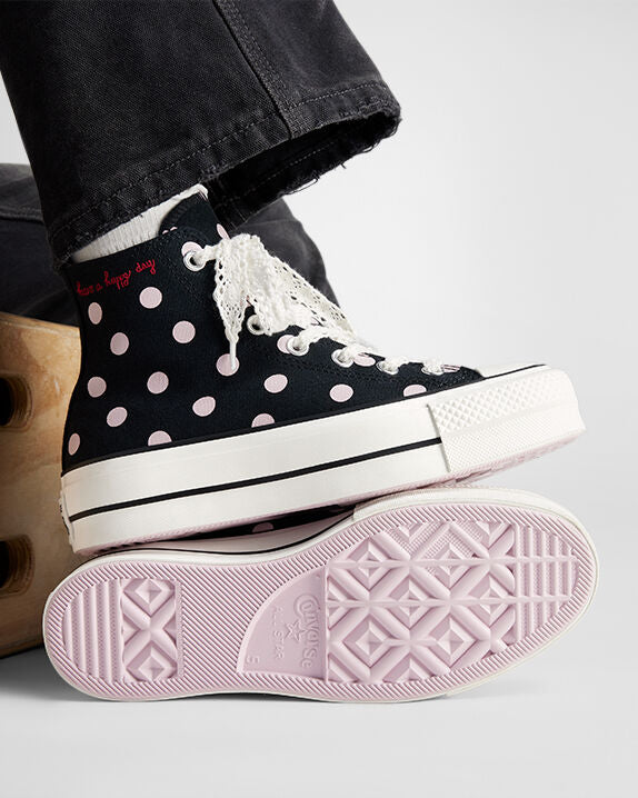 Chuck Taylor All Star Lift Platform Polka Dots High Top 