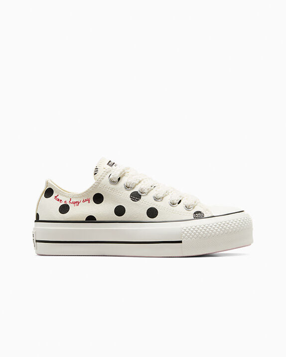 Chuck Taylor All Star Lift Platform Polka Dots Low Top 