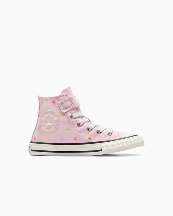 Chuck Taylor All Star - Zapatillas altas fáciles de poner y quitar con lunares bordados 