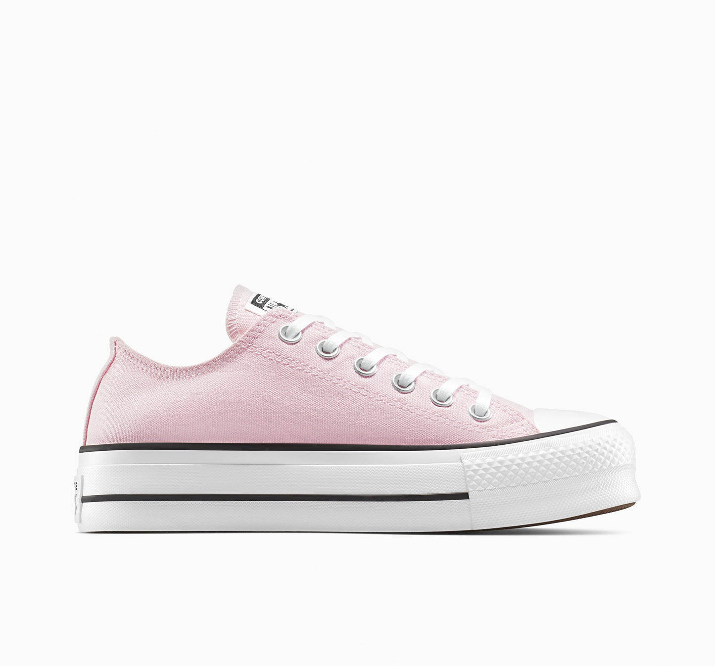 Chuck Taylor All Star Lift Platform Low Top Colores por tiempo limitado Cliffside Rose/White/Black 