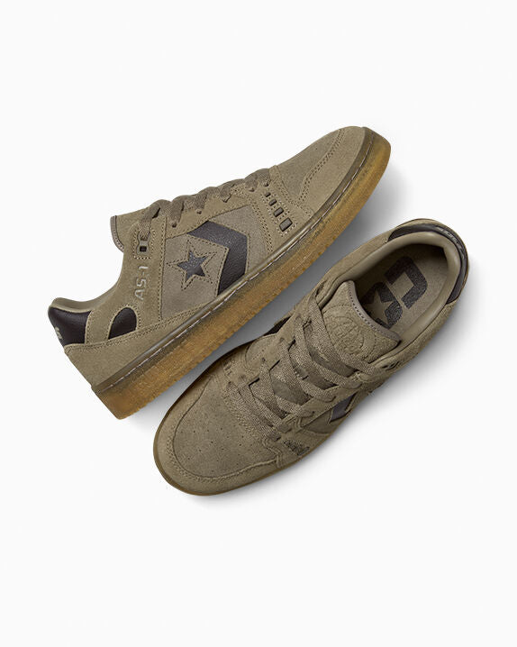 CONS AS-1 Pro - Zapatillas de caña baja con suela de goma y cuero 