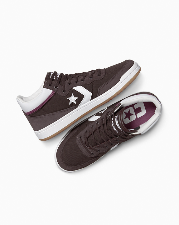 CONS Fastbreak Pro Nylon &amp; Leather Mid Top 