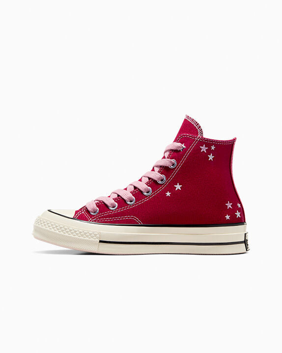 Chuck 70 bordado estrellas caña alta 