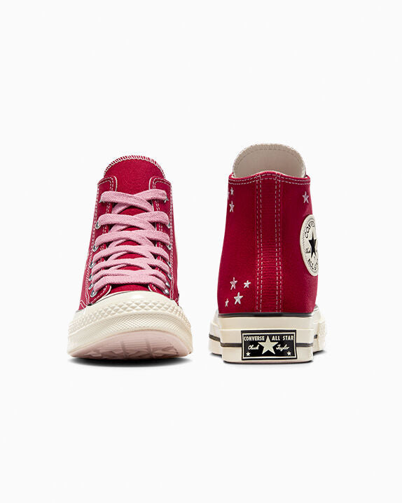 Chuck 70 bordado estrellas caña alta 