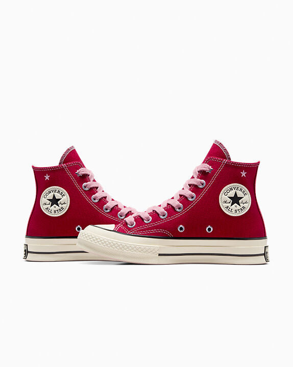 Chuck 70 bordado estrellas caña alta 