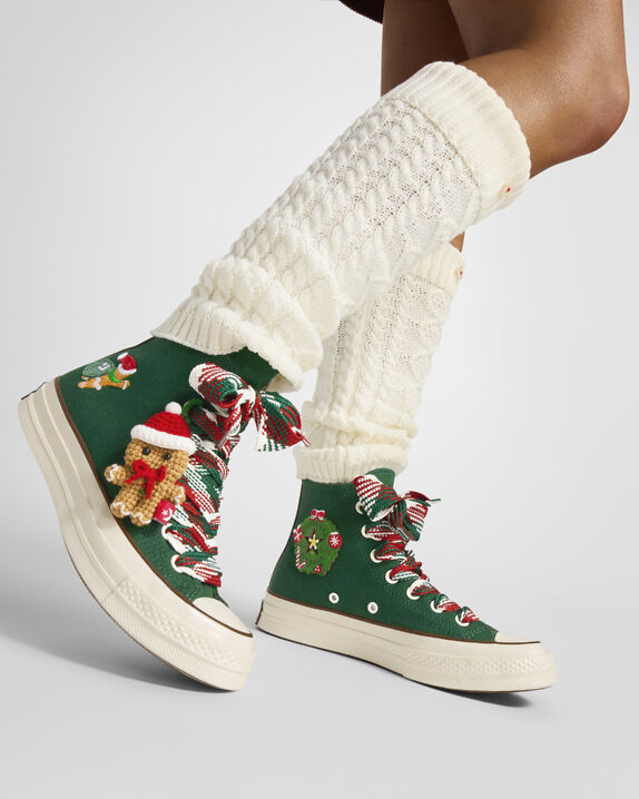 Chuck 70 X-Mas Gingerbread &amp; Knit Sock High Top 