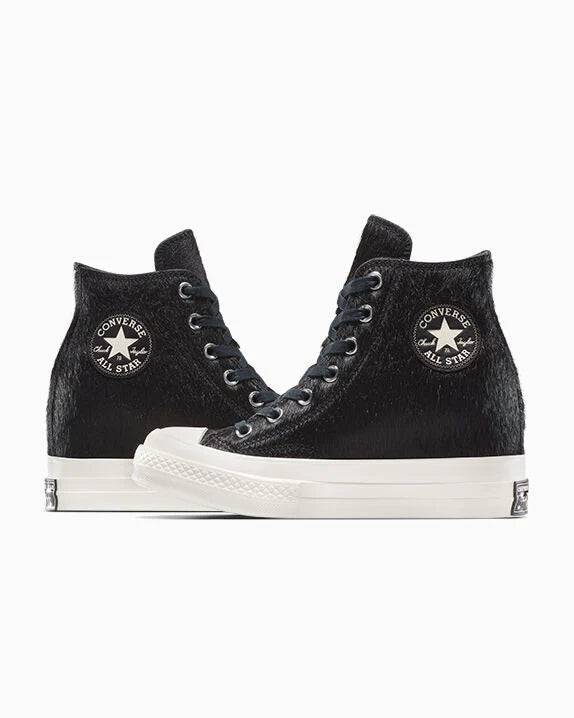 Chuck 70 Plataforma de cuña Luxe Pony Hair High Top 