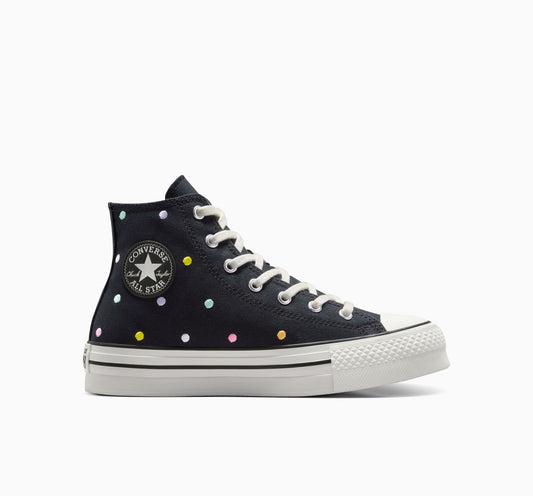 Chuck Taylor All Star Lift Polka Dots Plataforma Alta 