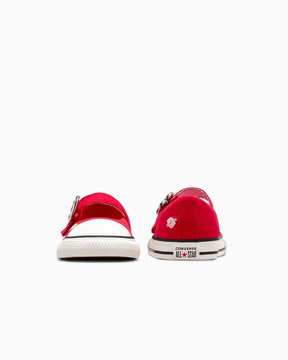 Chuck Taylor All Star Dainty Mary Jane de caña baja fácil de poner para el Día de San Valentín 