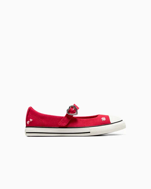 Chuck Taylor All Star Dainty Mary Jane de caña baja fácil de poner para el Día de San Valentín 
