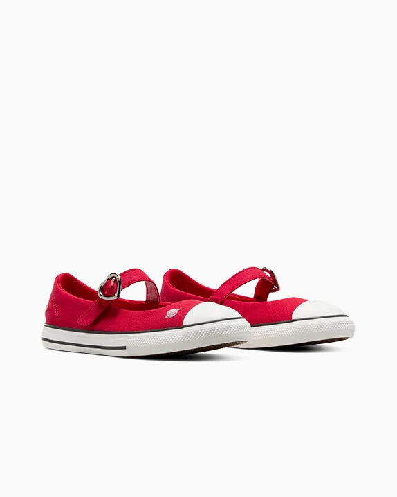 Chuck Taylor All Star Dainty Mary Jane de caña baja fácil de poner para el Día de San Valentín 