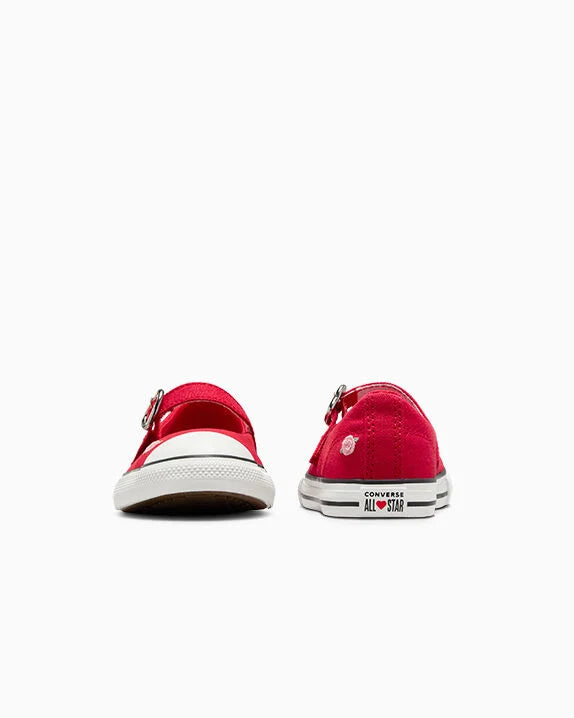 Chuck Taylor All Star Dainty Mary Jane de caña baja fácil de poner para el Día de San Valentín 