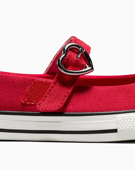 Chuck Taylor All Star Dainty Mary Jane de caña baja fácil de poner para el Día de San Valentín 
