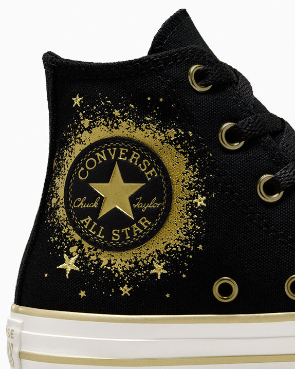 Chuck Taylor All Star Gold Stars High Top 