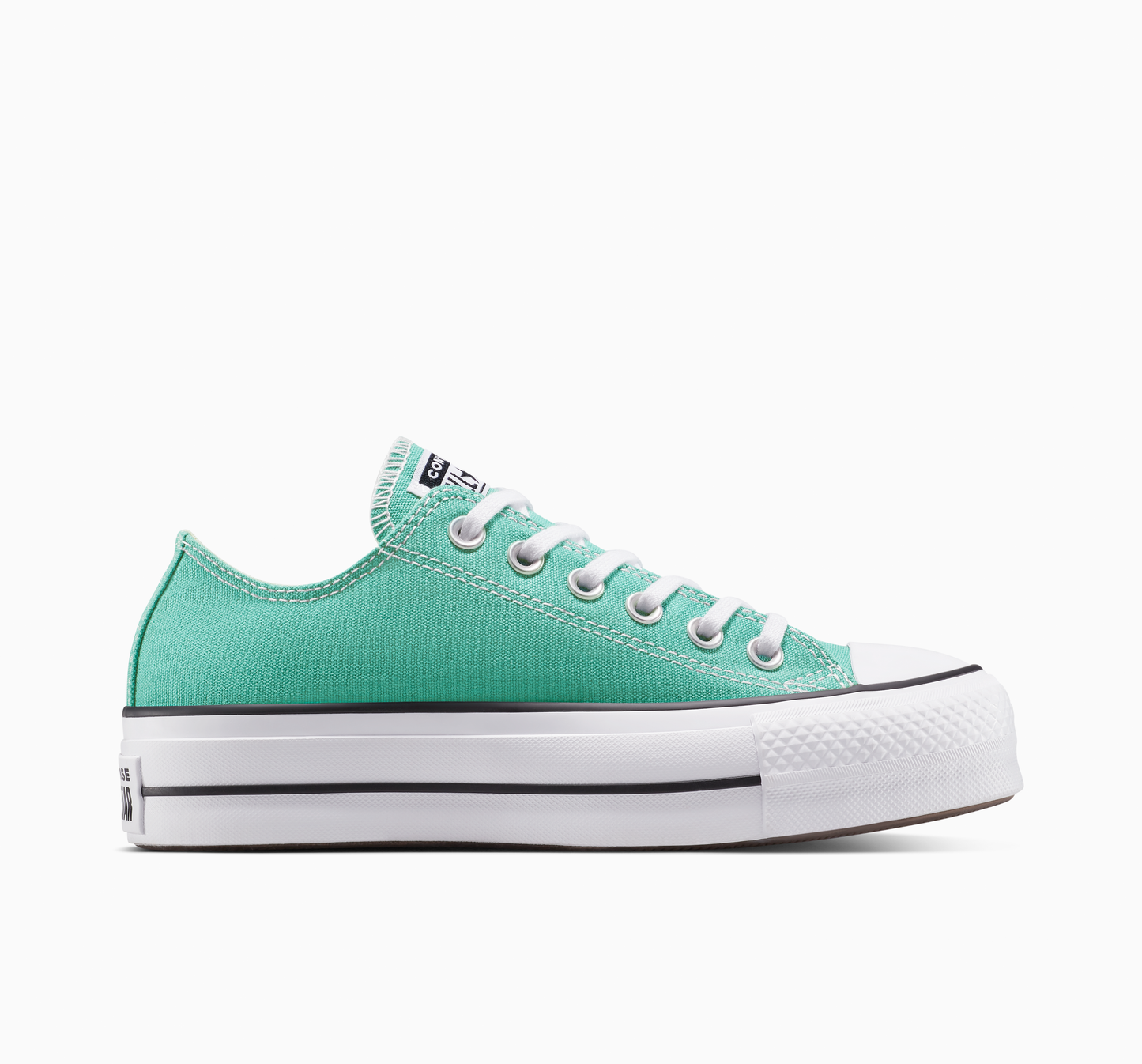 Chuck Taylor All Star Lift Platform Low Top Colores por tiempo limitado Cliffside Rose/White/Black 