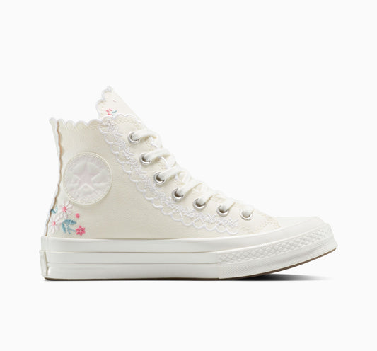 Chuck 70 bordado de caña alta 