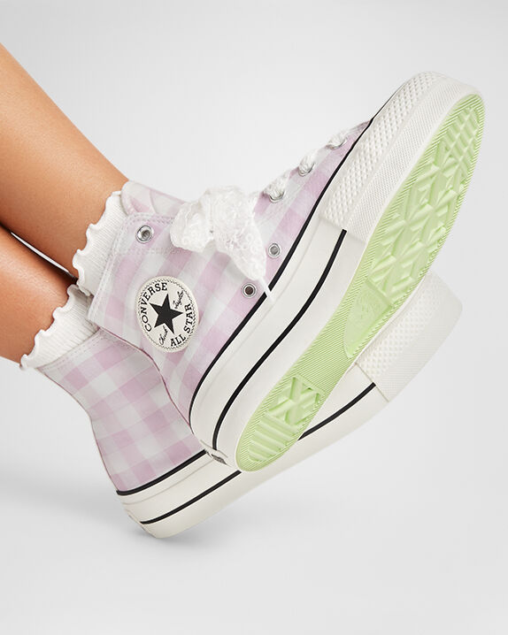 Chuck Taylor All Star Lift Platform Gingham High Top 