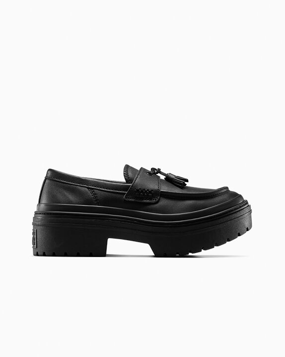 Mocasines Chuck Taylor All Star con plataforma y tacón bajo de piel 