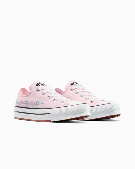 Chuck Taylor All Star EVA Lift Platform Florales de caña baja 