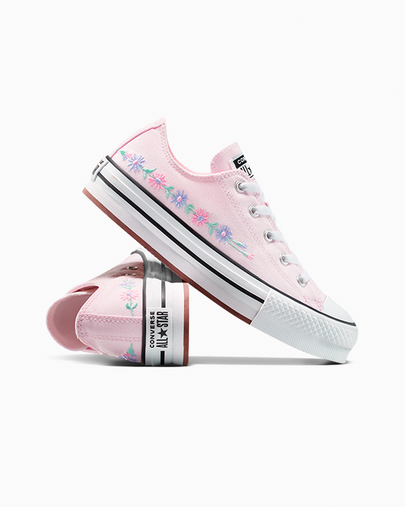 Chuck Taylor All Star EVA Lift Platform Florales de caña baja 