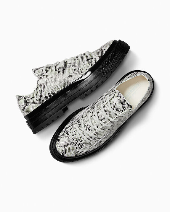 Chuck 70 Formal Suede Snake Print Low Top 