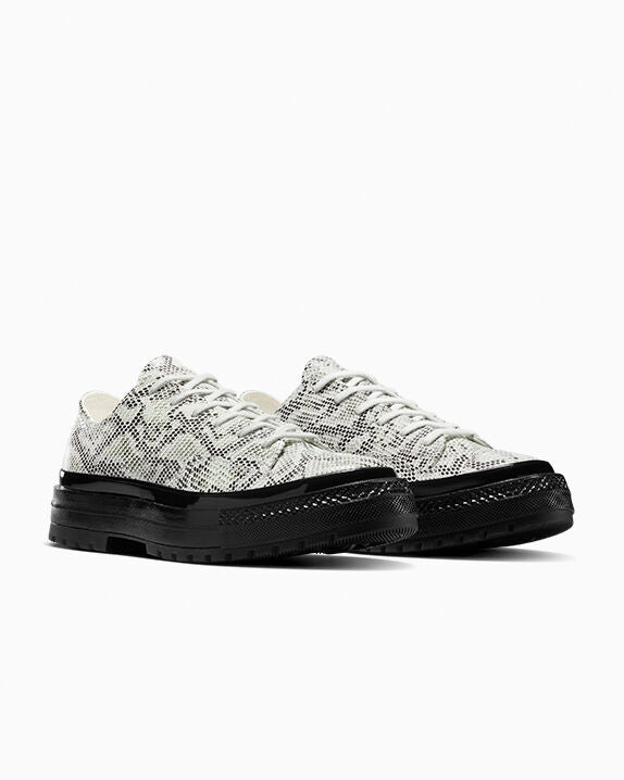 Chuck 70 Formal Suede Snake Print Low Top 